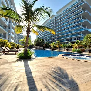 Apto Ed Morros 3 - Frente Al Mar - 1 Queen Bed - 2 Sofacamas Apartamento